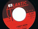 R&B POPCORN SOUL 45 - Ruth Brown - I Don't Know