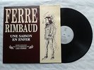 DOUBLE 33 T DE LEO FERRE / RIMBAUD  '' UNE SAISON EN ENFER''