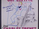 GUY LAFITTE: Joue Charles Trenet LP (France, clear tape at jacket opening) Jazz