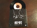 AC/DC *BACK IN BLACK* 7'' 1980 PORTUGUESE SLEEVE RARE EXC