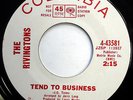 RIVINGTONS 45 Tend To Business / A Rose Growing.. PROMO Northern Soul w5990