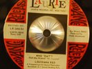 LOUISIANA RED who dat / little girl 45 LAURIE --- rare R&b soul promo --- VG+