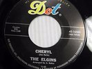 the ELGINS Cheryl / Tell Gina ORIGINAL Dot doowop 45 mint minus vinyl  m617