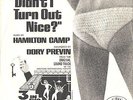 HAMILTON CAMP--MOVIE PICTURE SLEEVE + 45--(3 IN THE CELLAR)---PS--PIC--SLV