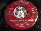 KUF-LINX w/ JOHN JENNINGS Doowop Rockabilly 45 Service With A Smile / Eyeballin