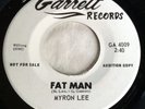 Rockabilly Promo 45 Myron Lee fat man Garrett *EX