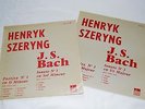 Henryk Szeryng Bach Partita n°1 & 3 & Sonate n°1 & 3 2 LP's Odeon XOC 125 / 127