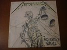 METALLICA AND JUSTICE FOR ALL 2 LP RECORD SET ORIGINAL VG++ 60812-1
