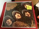 Beatles LP Mono Shrink Rare Label Variation Rubber Soul w/ sticker