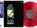JEFF BECK truth JAPAN orig '69 Odeon RED VINYL LP rare  with Rod Stewart