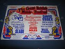 THE JAM / GENERATION X - 1978 BRITISH FESTIVAL UK PROMO POSTER (PUNK SEX PISTOLS