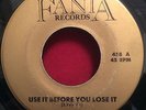 BOBBY VALENTIN -USE IT BEFORE YOU LOSE IT 45 FANIA GOLD LABEL LATIN SOUL HEAR IT