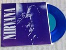 Nirvana-  Demos Rare 45 Record Blue Vinyl In Bloom,Immodium,Son of a Gun
