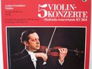 Arthur Grumiaux: Wolfgang Amadeus Mozart (1756-1791) - 5 Violinkonzerte 3 LP-Box