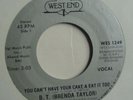 B.T. BRENDA TAYLOR You Can Have Your Cake 45 West End 1249 1982 Disco Boogie NM