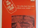 THE WHO LIVE AT LEEDS RARE ISRAELI LP DIFF RED COVER