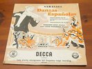 SARASATE, DANZAS ESPANOLAS: RICCI - RARE VINYL / LP - DECCA, LXT 2930