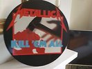 Metallica Kill 'Em All - with Barcode UK picture disc LP vinyl album record