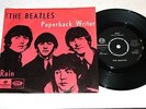 THE BEATLES Paperback Writer   Rain  Orig 1966 PARLOPHONE Mono R 5452 DENMARK 7