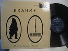 Brahms Sonatas op 120, Wlach, clarinet-Demus, piano **Westminster XWN 18446 mono