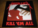 Metallica-Kill 'em all LP,Roadrunner Holland 1983,OIS,10 Tracks,sehr rar,top