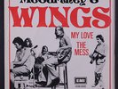 PAUL MCCARTNEY & WINGS: My Love / The Mess 45 (Sweden, PS) Rock & Pop