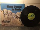 DEEP PURPLE In Rock HARVEST England 1970 No EMI logo on label. A-2 // B-1 Matrix