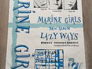 MARINE GIRLS promotional poster ORIGINAL 1983 Tracey Thorn EBTG C86 indiepop