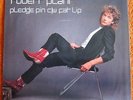 ROBERT PLANT Pledge Pin PICTURE SLEEVE 45 Rare Led Zeppelin Fat Lip 