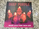 DEEP PURPLE *MIGHT JUST TAKE YOUR LIFE* 7'' 1974 RADIO COPY PORTUGUESE NM