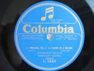78rpm FERRUCCIO BUSONI (PIANO) plays BACH - ACOUSTIC COLUMBIA LONDON 1922