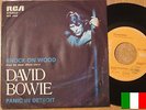 ITALY DAVID BOWIE KNOCK ON WOOD / PANIC IN DETROIT
