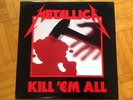 METALLICA  Kill Em' All   Vinyl LP 1987