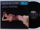 APRIL STEVENS Teach Me Tiger IMPERIAL LP VG++