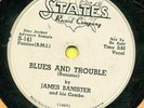 JAMES BANISTER Blues And Trouble b/w Gold Digger WLP