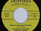 Black Gospel 45 BRONNER BROTHERS SPIRITUAL QUARTET Open Up Your Heart To.. HEAR