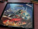 JUDAS PRIEST PAINKILLER LP SIGNED AUTOGRAPHED 3 SIGNATURES FRAMED READY TO HANG