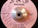ALPERT & SHEENE - Love is first - 45  MODERN SOUL/BOOGIE/FUNK listen