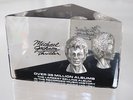 MICHAEL JACKSON : PAPERWEITHT / BRIEFBESCHWERER - THRILLER - USA 