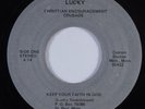 Electro Boogie Gospel 45 CHRISTIAN ENCOURAGEMENT CRUSADE Keep Faith In God HEAR