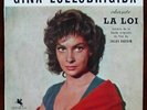GINA LOLLOBRIGIDA   chante  LA LOI  EP 45T    VERSAILLES 90 S 252