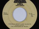 Funk Soul Gospel 45 MASTERS OF MUSIC Trouble Don't Last Always LAKE HEAR