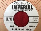 Al Robinson, Pain In My Heart  45 Stock Promo Copy Mint Rare Soul/ R&B 45