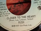RUSH CLOSER TO THE HEART NM 45 CAN ANTHEM