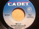 BROTHER JACK McDUFF AIN'T IT CADET RECORDS 5614 NORTHERN SOUL MOD