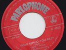Vince TAYLOR * Right Behind You Baby * 1958 Belgian 45 * ROCKABILLY ROCK'N'ROLL