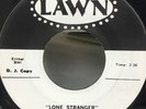 Rare Doo Wop Original 45 - The Denotations - Lone Stranger / Nena - Lawn DJ WLP