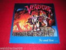 Vendetta - Go and Live, Noise N0102-1 Vinyl LP 1987