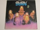 DEEP PURPLE burn VERY RARE 1976 GREECE 3RD EDITION HARVEST LP HYBRID LABELS VG+