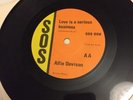 Alfie Davison - Love is a serious business SOS label Greg Perry Northern Soul